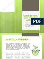 Características de La Auditoria Ambiental