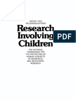 Research Involving Children