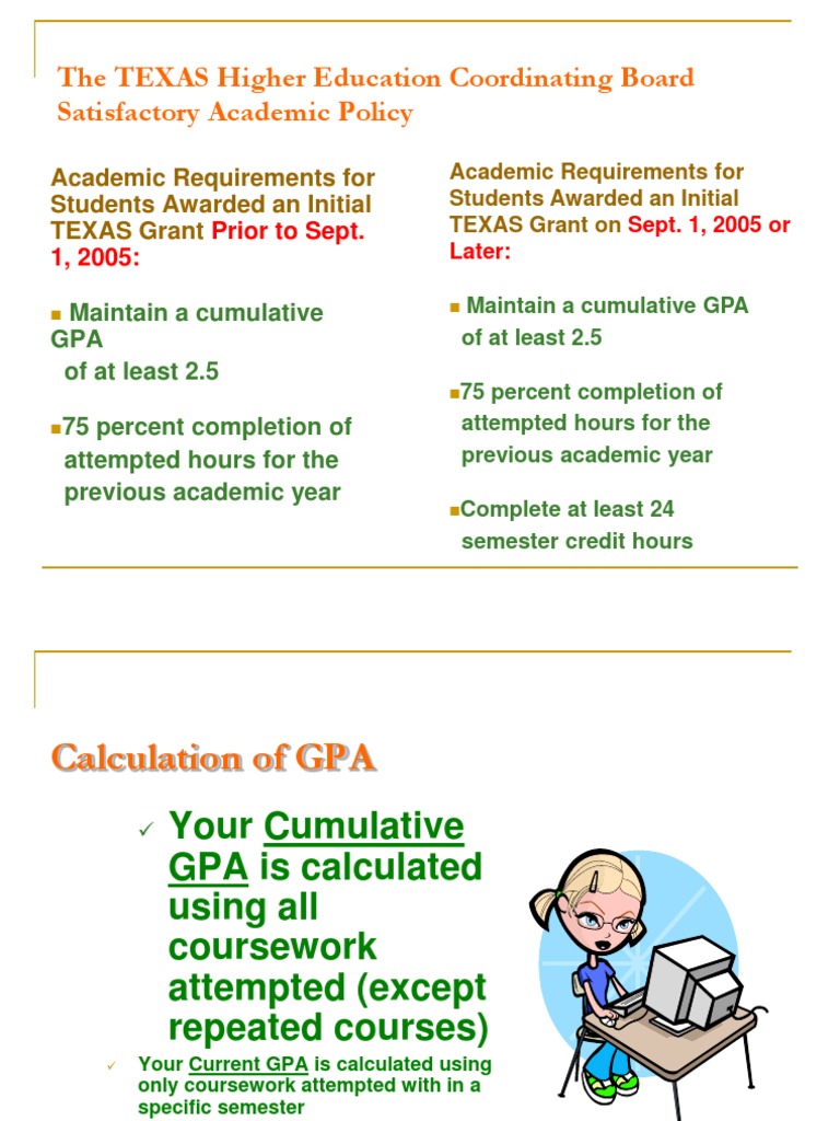 Texas Grant Requirements PDF Course Credit Grading (Education)