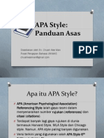 APA Style Guidlines