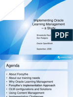 Implementing Oracle Learning Management for Employee Training
