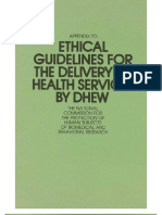 Appendix Ethical Guidelines