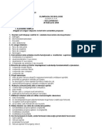 2004 Biologie Judeteana Subiecte Clasa a XI-A