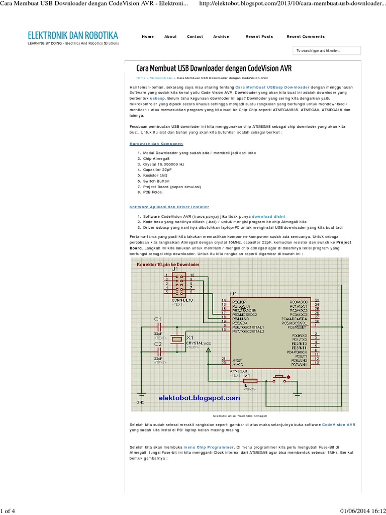Cara Membuat USB Downloader Dengan CodeVision AVR - Elektronik Dan ...