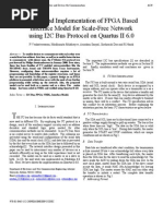 Design and Implementation of FPGA Based Interface Model For Scale-Free Network Using I2C Bus Protocol On Quartus II 6