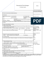 Formulaire Court Sejour Schengen