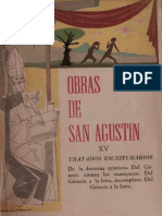 San Agustin XV Tratados Escriturarios Escritos Biblicos 1