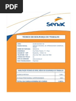 Técnico Em Segurança Do Trabalho-19.7.2013