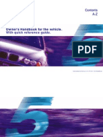 1999 BMW E39 5 Series Owner S Handbook