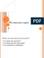 Is Abortion Right