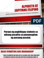 Alpabeto at Ortograpiyang Filipino