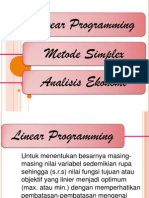 Pertemuan 13 14 Linear Programming