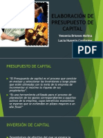 Elaboración de Presupuesto de Capital