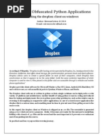 Reversing Obfuscated Python Applications
