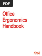 Knoll - Office Ergonomics Handbook