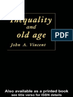 (John A. Vincent) Inequality and Old Age