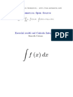 Esercizi Di Esame Sul Calcolo Integrale