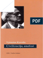 Vytautas.kavolis Civilizaciju analize
