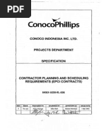 84501-9200-9L-006 Rev.2 Contractor Planning and Scheduling Requirements (EPCI Contracts