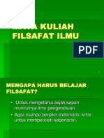 Mata Kuliah Filsafat Ilmu1