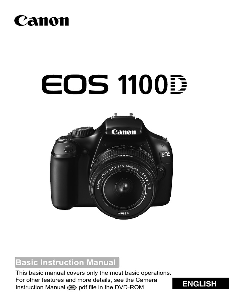 CANON EOS 1100D Basic Instruction Manual en v1.0 | Image Stabilization |  Autofocus