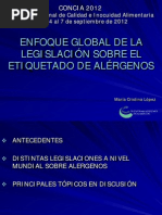 Concia.( Legislacion Alergenos Maria Cristina Lopez) PDF