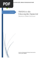 Evolução Histórica Da Educação Especial No Brasil