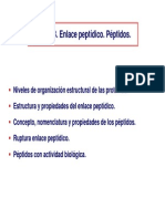 Tema 3b - Enlace Peptidico Estructura 1a Farmacia