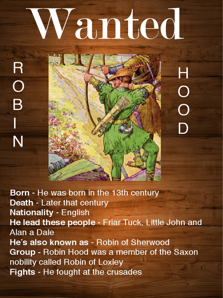 Robin Hood | PDF | Social Science