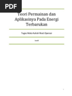 Download Tugas or - Teori Permainan by kakangmas SN238994197 doc pdf