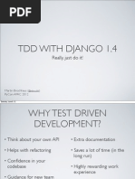 Tdd With Django