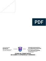 Examen Diagnóstico de Aritmetica 1