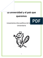 Lineamientos Ético-políticos de Coherencia Universitaria.