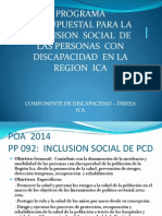 Componente Discapacidad Ica