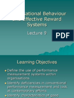 Organisational Behaviour and Effective Reward Systems