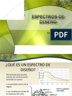 Espectros de Diseño