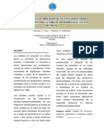 Uso de Un Modelo de Simulación de Cultivos (Dssat-Ceres) Como Herramienta para La Toma de Decisiones en El Cultivo de Fréjol