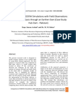 Comparison of SEEP - W Simulations With Field Observations For Seepage Analysis Through An Earthen Dam (Case Study - Hub Dam - Pakistan)