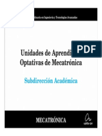 Presentacion Unidades de Aprendizaje Optativas de Mecatronica.p