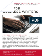 Business Writing Mechanics010614
