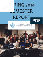 Spring 2014 CCSC Progress Report