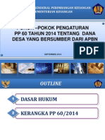 Bahan PP 60 - 2014 - 1 - Edit Slide Sanksi Desa 4sept