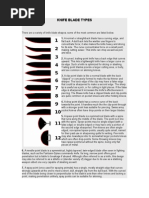 Knife Blade Types