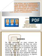 Evaluacion in Vitro de La Interfase Adhesiva De