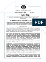 Decreto 1432 Del 5 de Julio de 2013