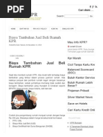Download Biaya Tambahan Jual Beli Rumah KPR _ Bangun Rumah KPR by Didatsd SN239013844 doc pdf