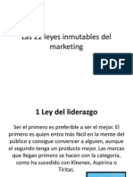 Clase 8 Las 22 Leyes Inmutables Del Marketing