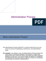 Administration Domino Lotus Notes Process