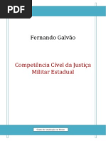 Competencia Civel Na Justiça Militar Estadual