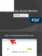 How To Use Social Mention